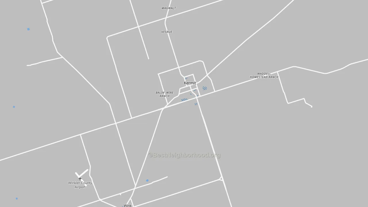 Transit Grade map of Winkler County, TX