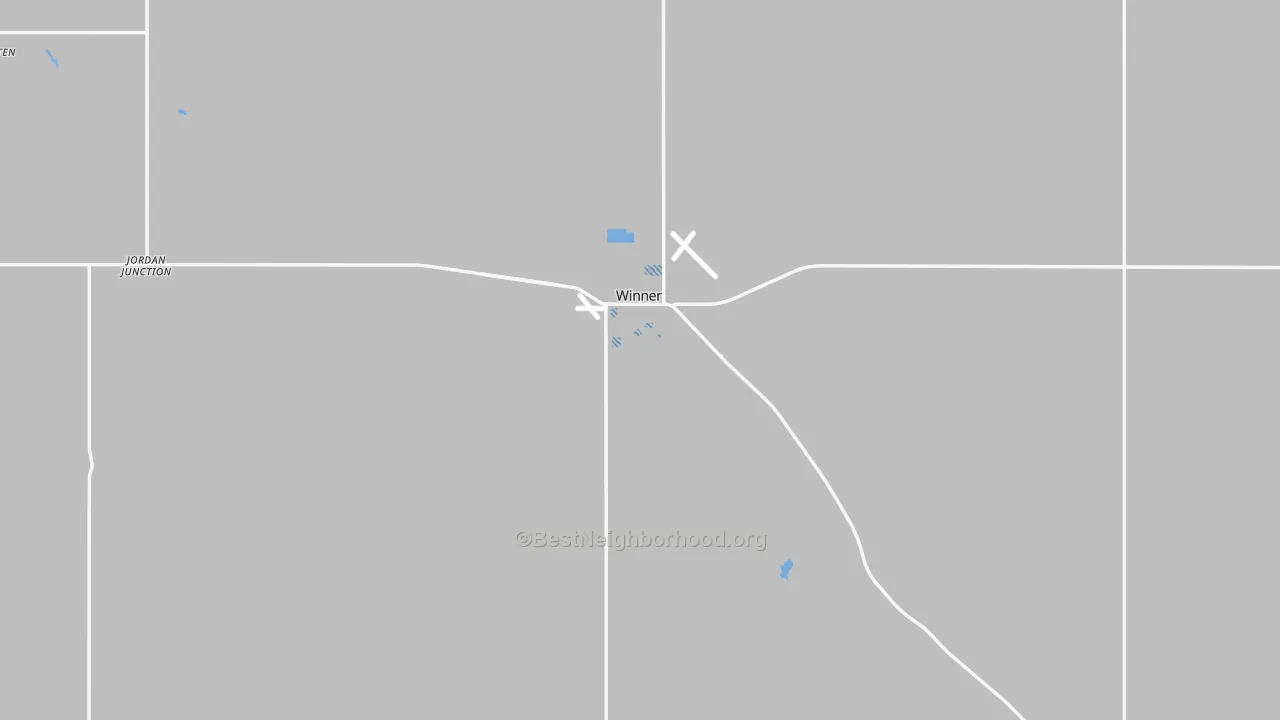 Transit Grade map of Winner, SD