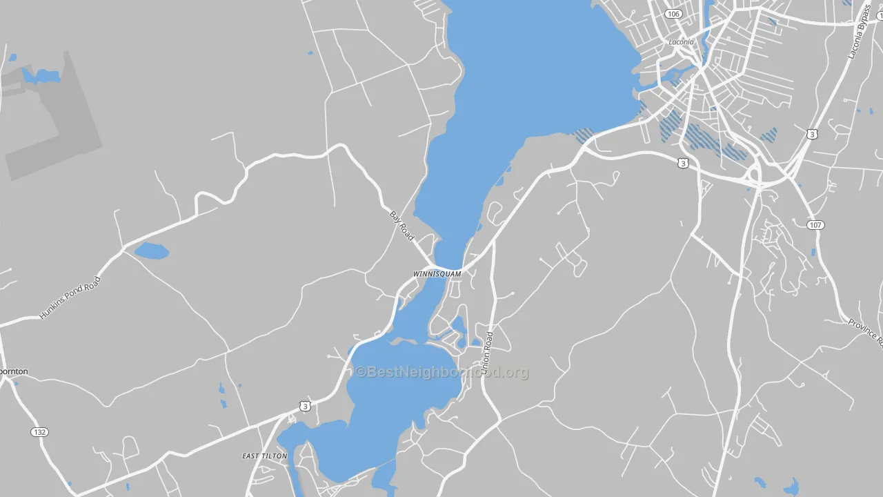 Transit Grade map of Winnisquam, NH