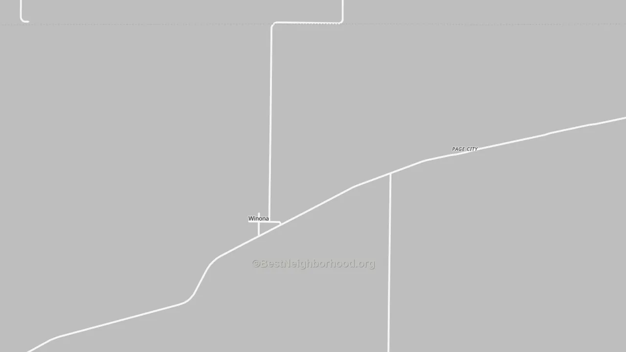 Transit Grade map of Winona, KS