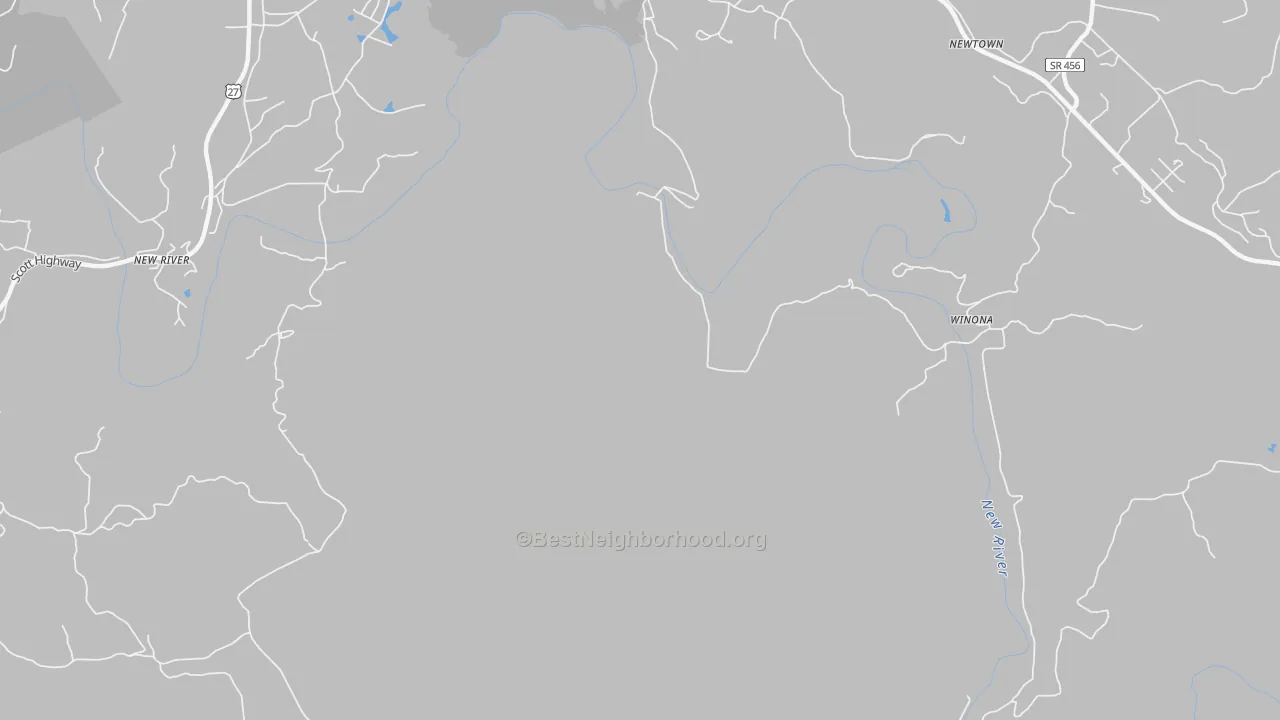 Transit Grade map of Winona, TN