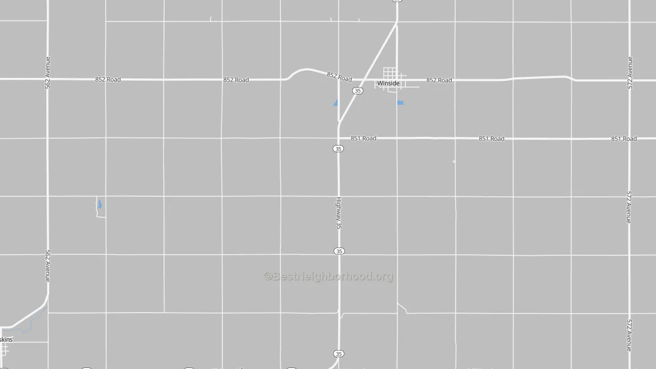 Transit Grade map of Winside, NE