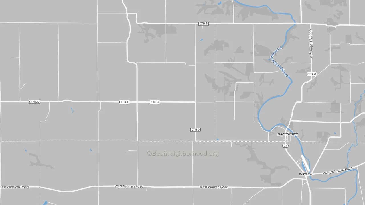 Transit Grade map of Winslow, WI