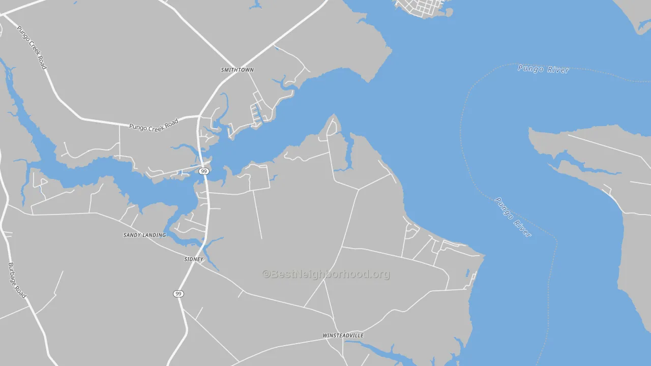Transit Grade map of Winsteadville, NC