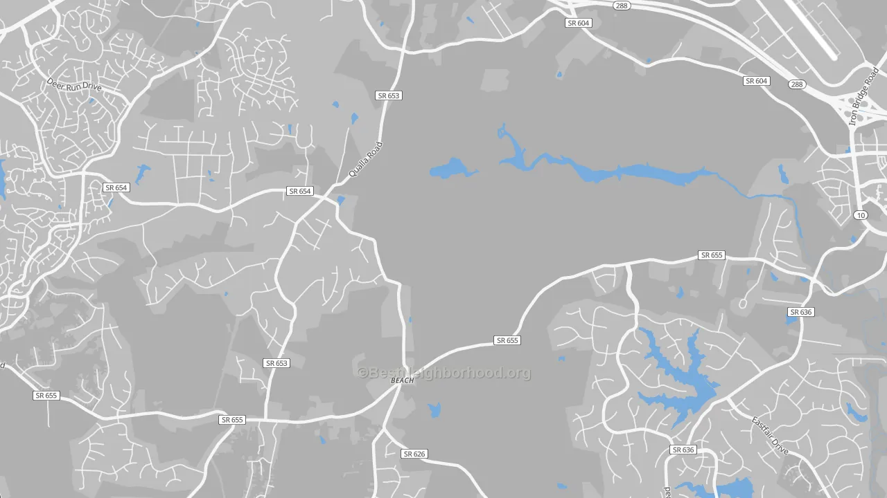 Transit Grade map of Winterpock, VA