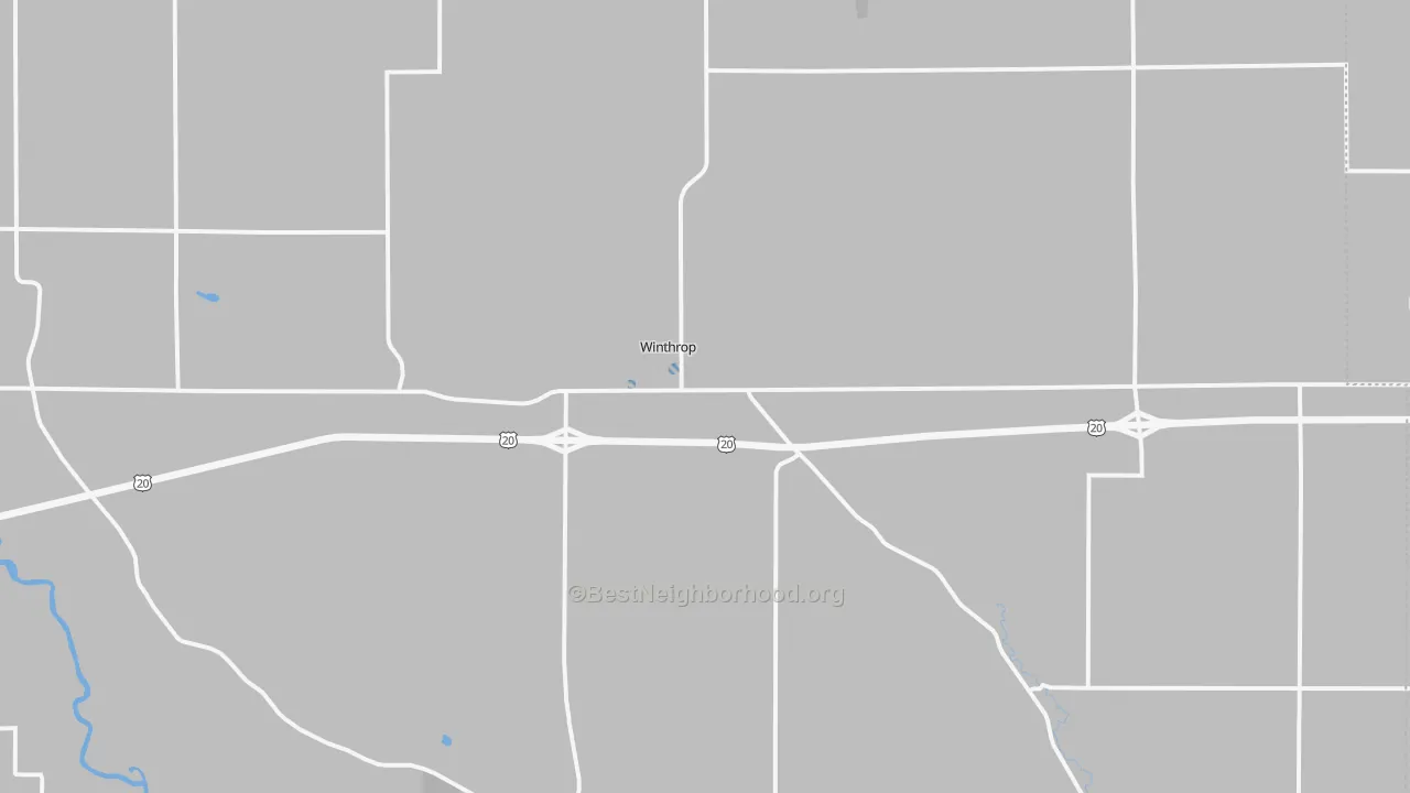 Transit Grade map of Winthrop, IA