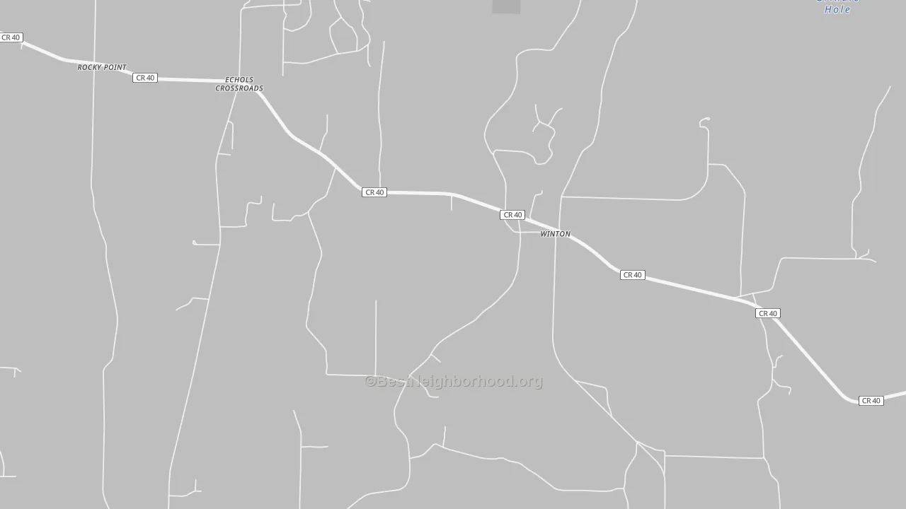 Transit Grade map of Winton, AL