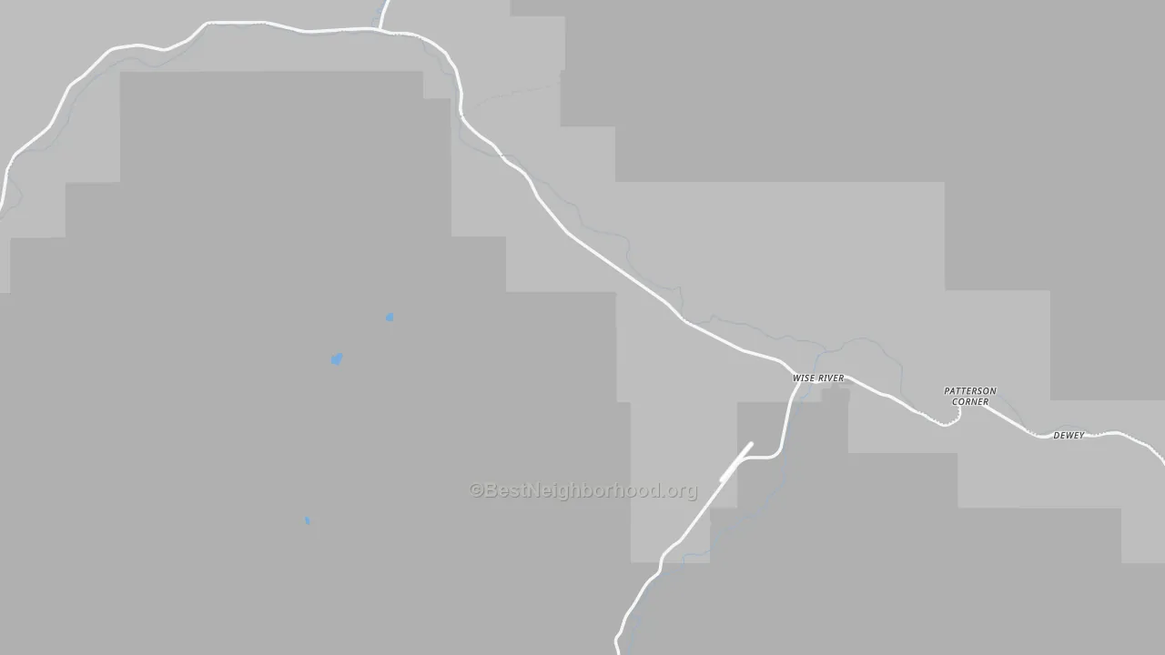 Transit Grade map of Wise River, MT