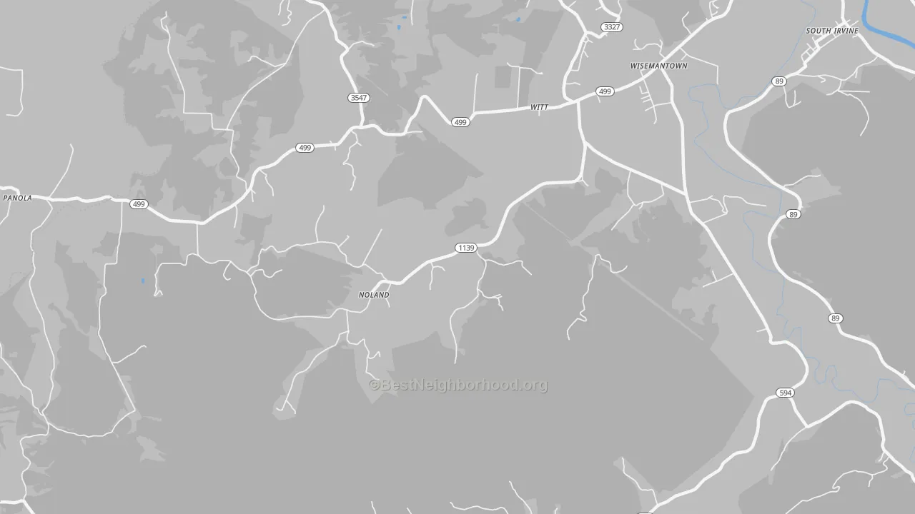 Transit Grade map of Wisemantown, KY