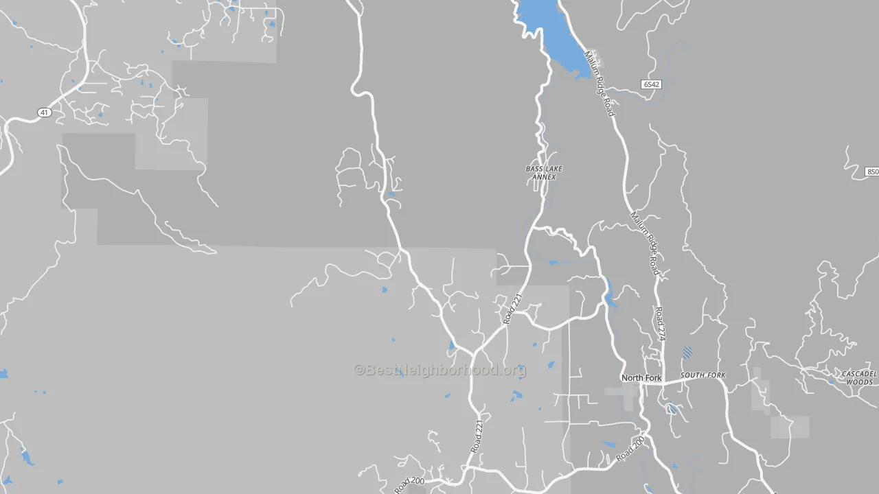 Transit Grade map of Wishon, CA