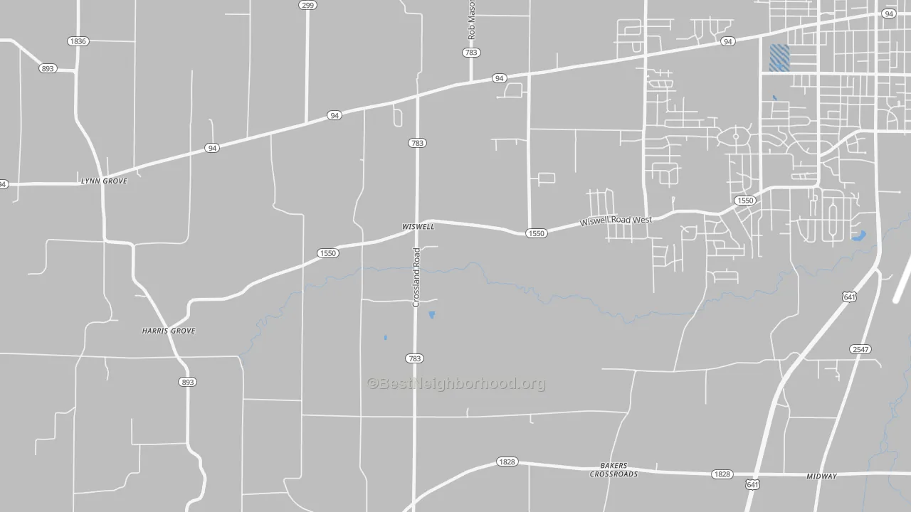 Transit Grade map of Wiswell, KY