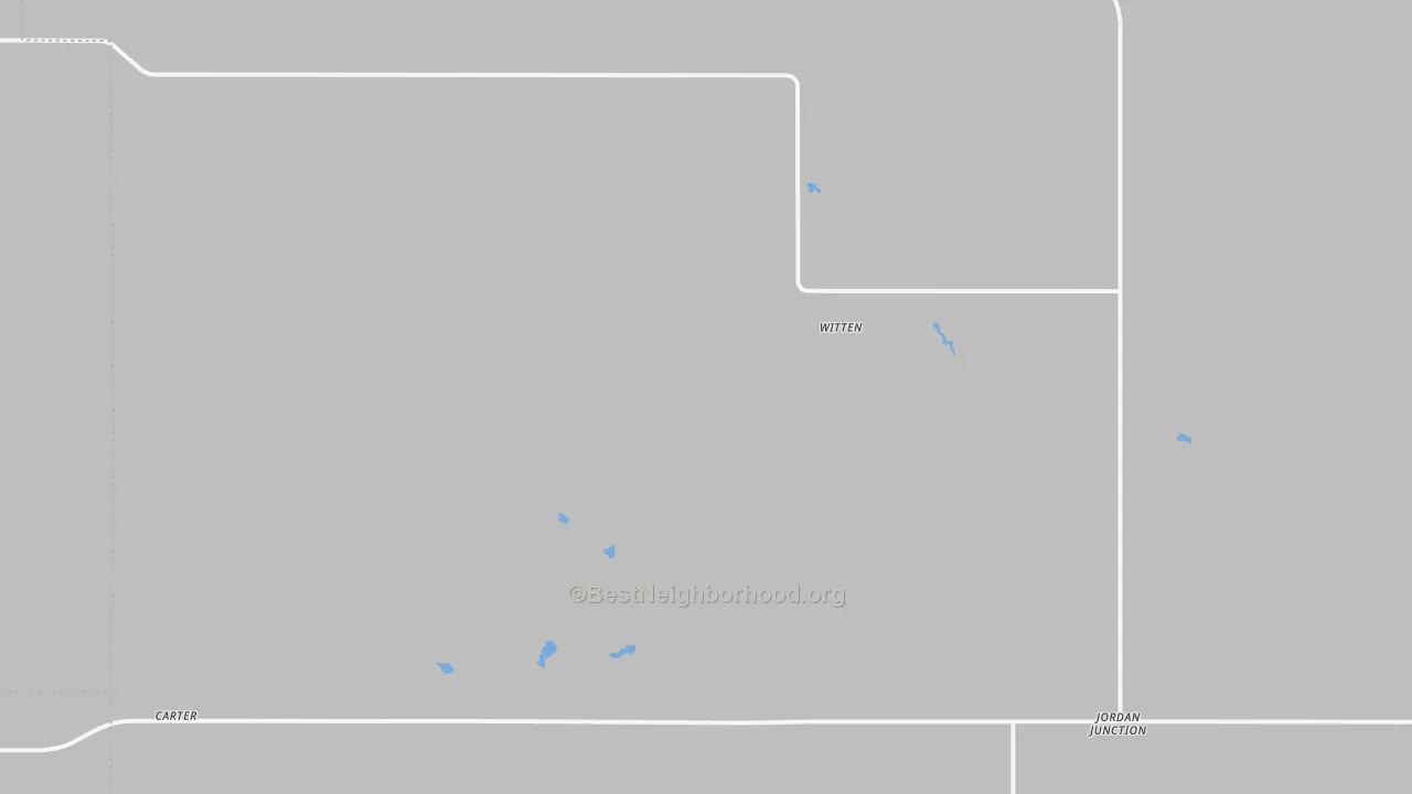 Transit Grade map of Witten, SD