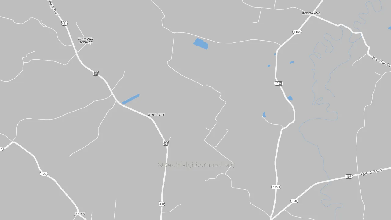 Transit Grade map of Wolf Lick, KY