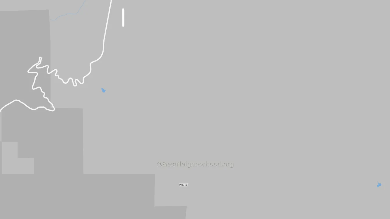 Transit Grade map of Wolf, WY