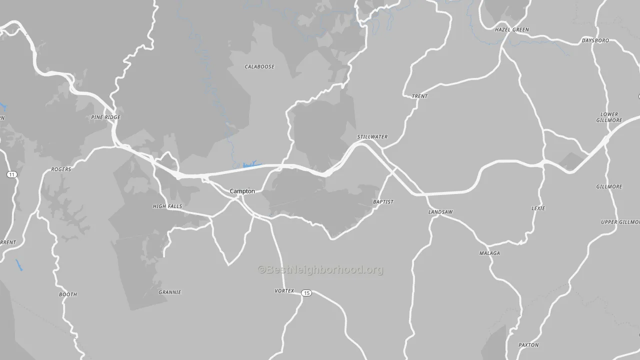 Transit Grade map of Wolfe County, KY