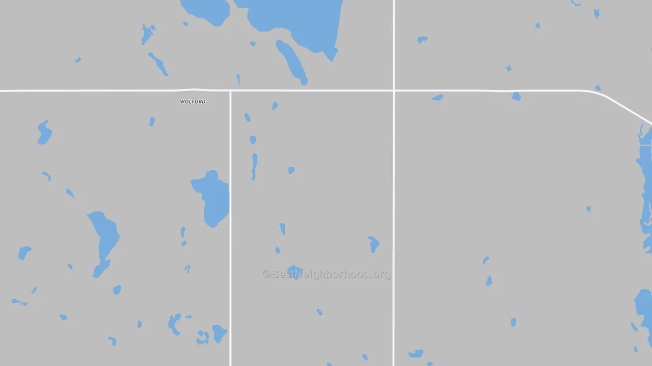 Transit Grade map of Wolford, ND