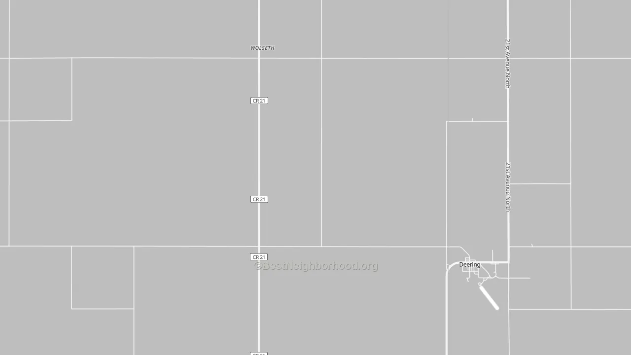 Transit Grade map of Wolseth, ND