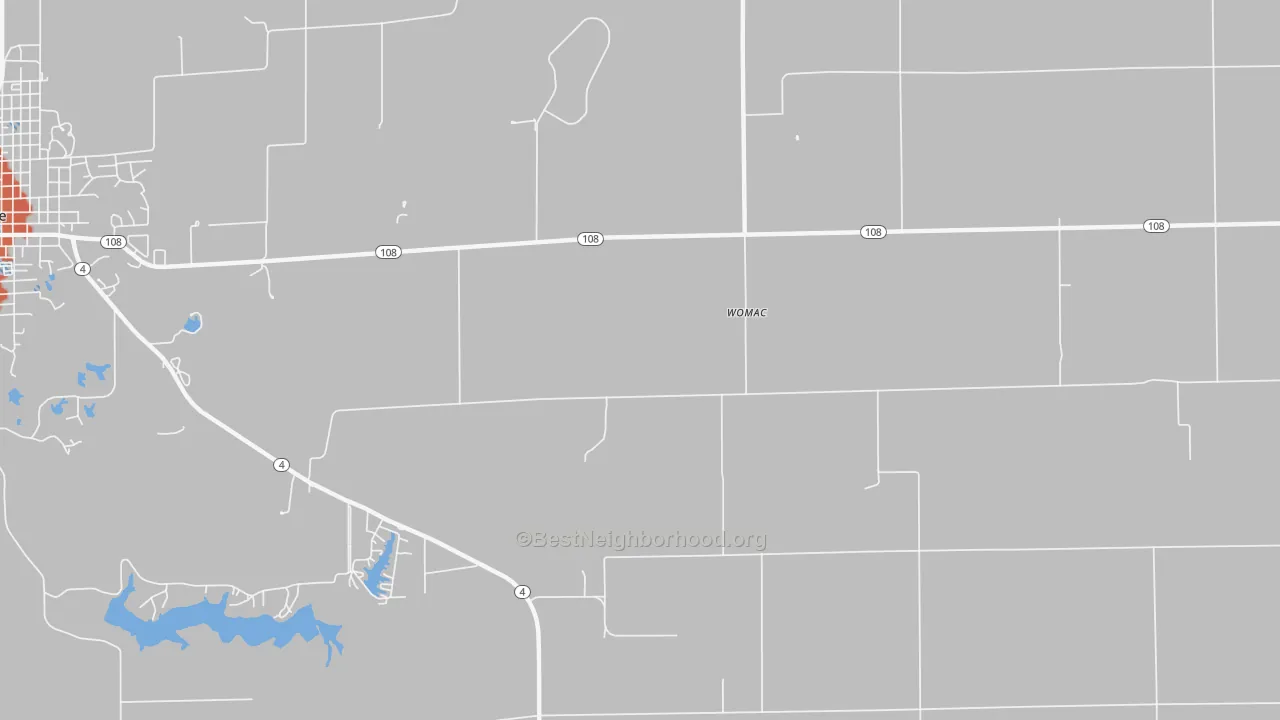Transit Grade map of Womac, IL