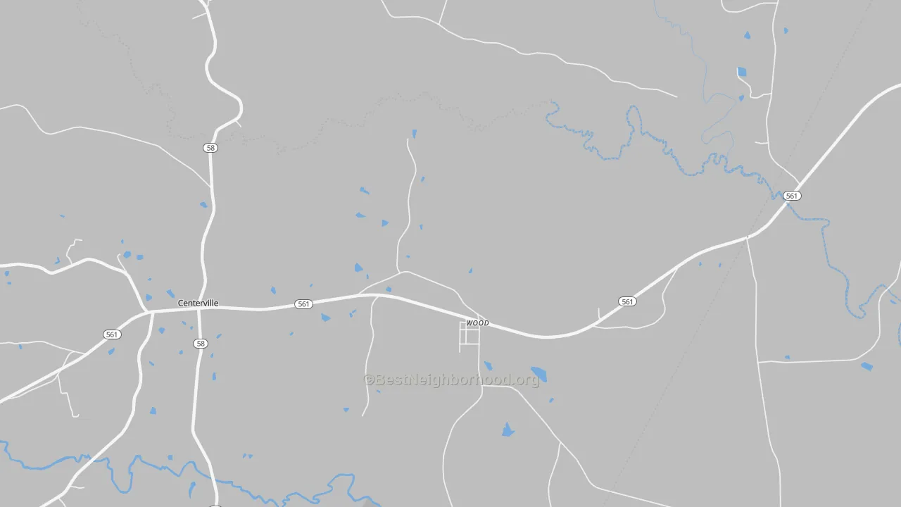Transit Grade map of Wood, NC