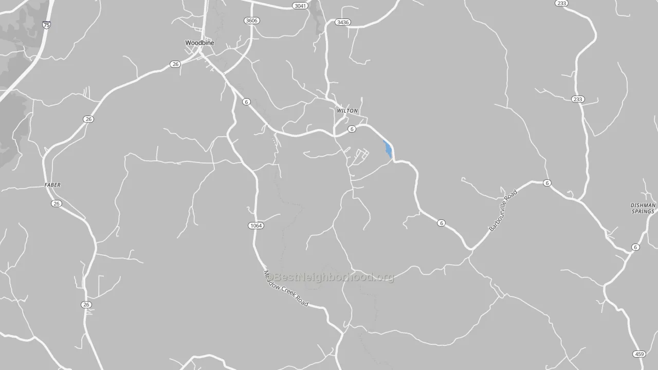 Transit Grade map of Woodbine, KY