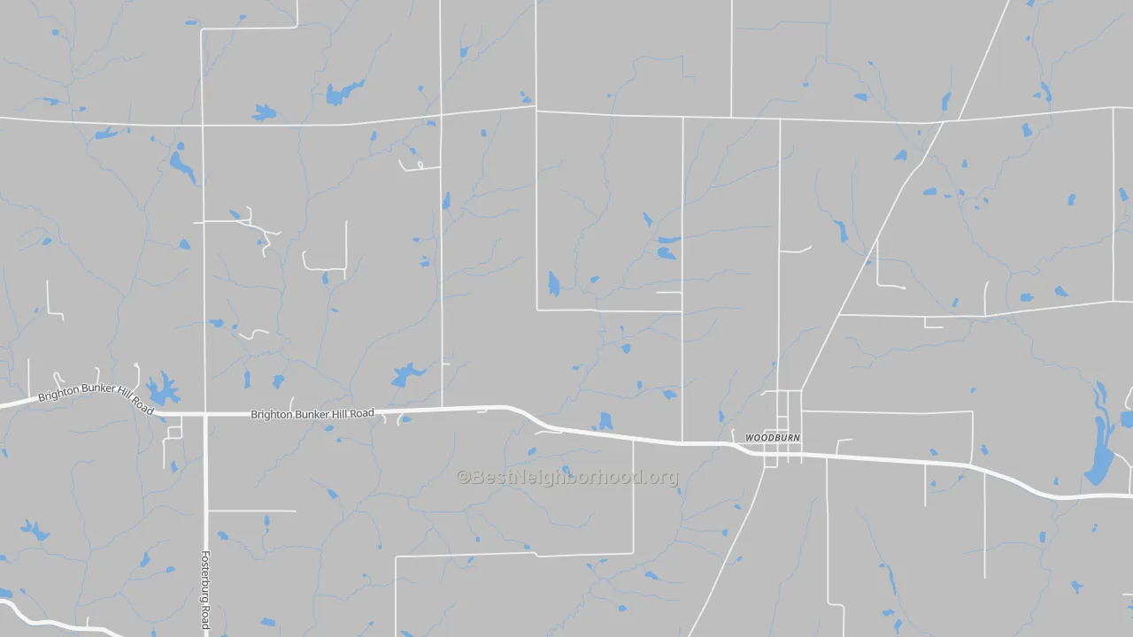 Transit Grade map of Woodburn, IL