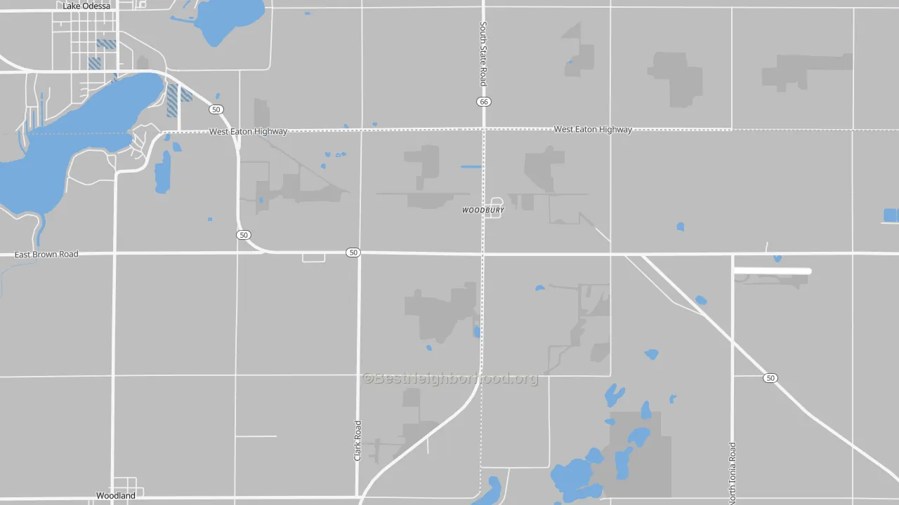 Transit Grade map of Woodbury, MI