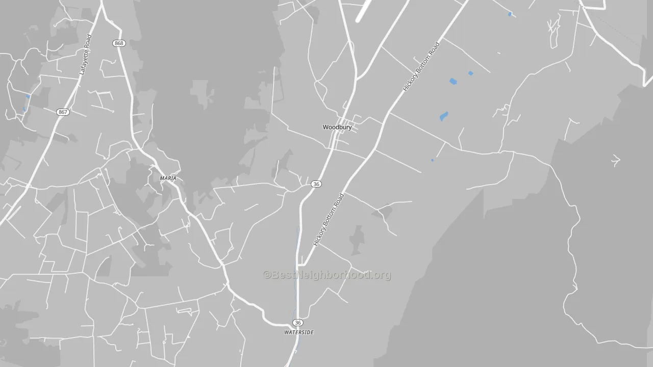 Transit Grade map of Woodbury, PA