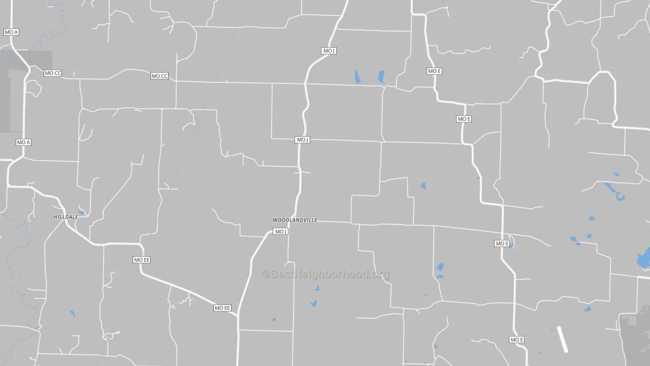 Transit Grade map of Woodlandville, MO