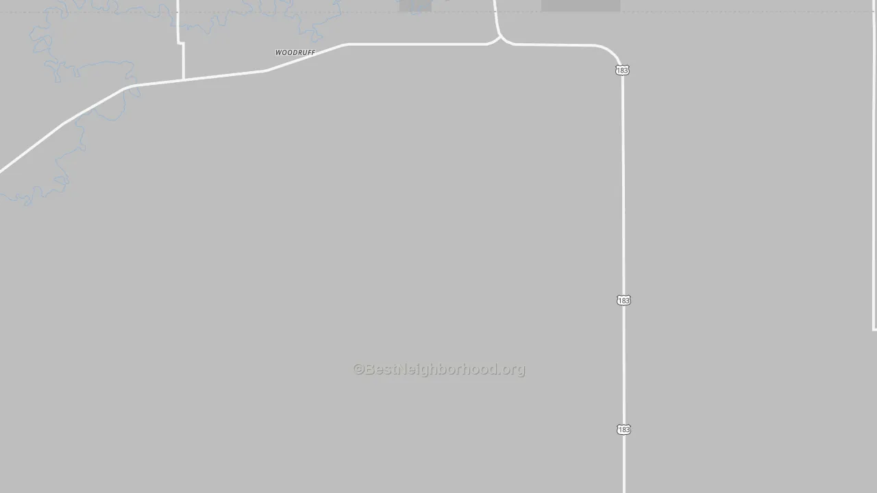 Transit Grade map of Woodruff, KS