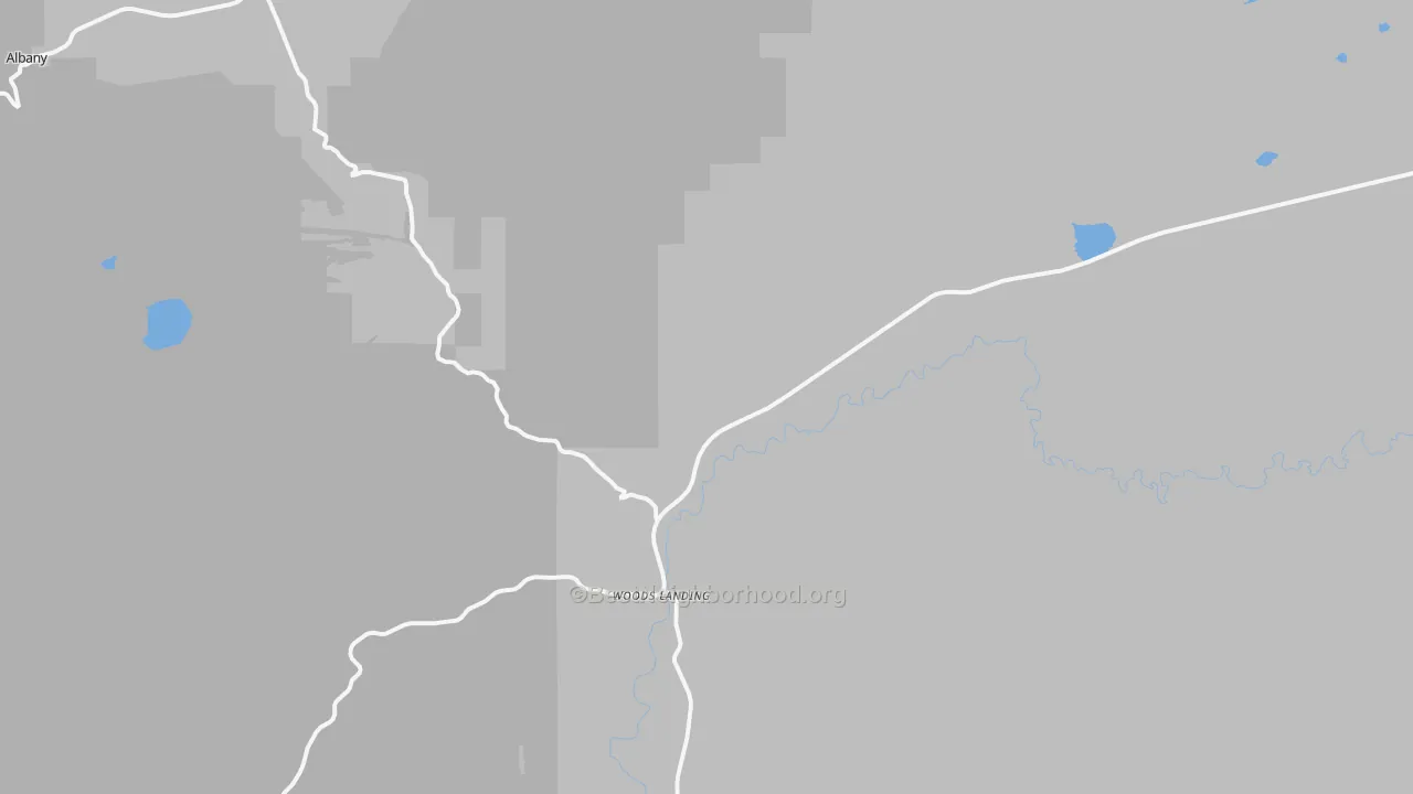 Transit Grade map of Woods Landing, WY
