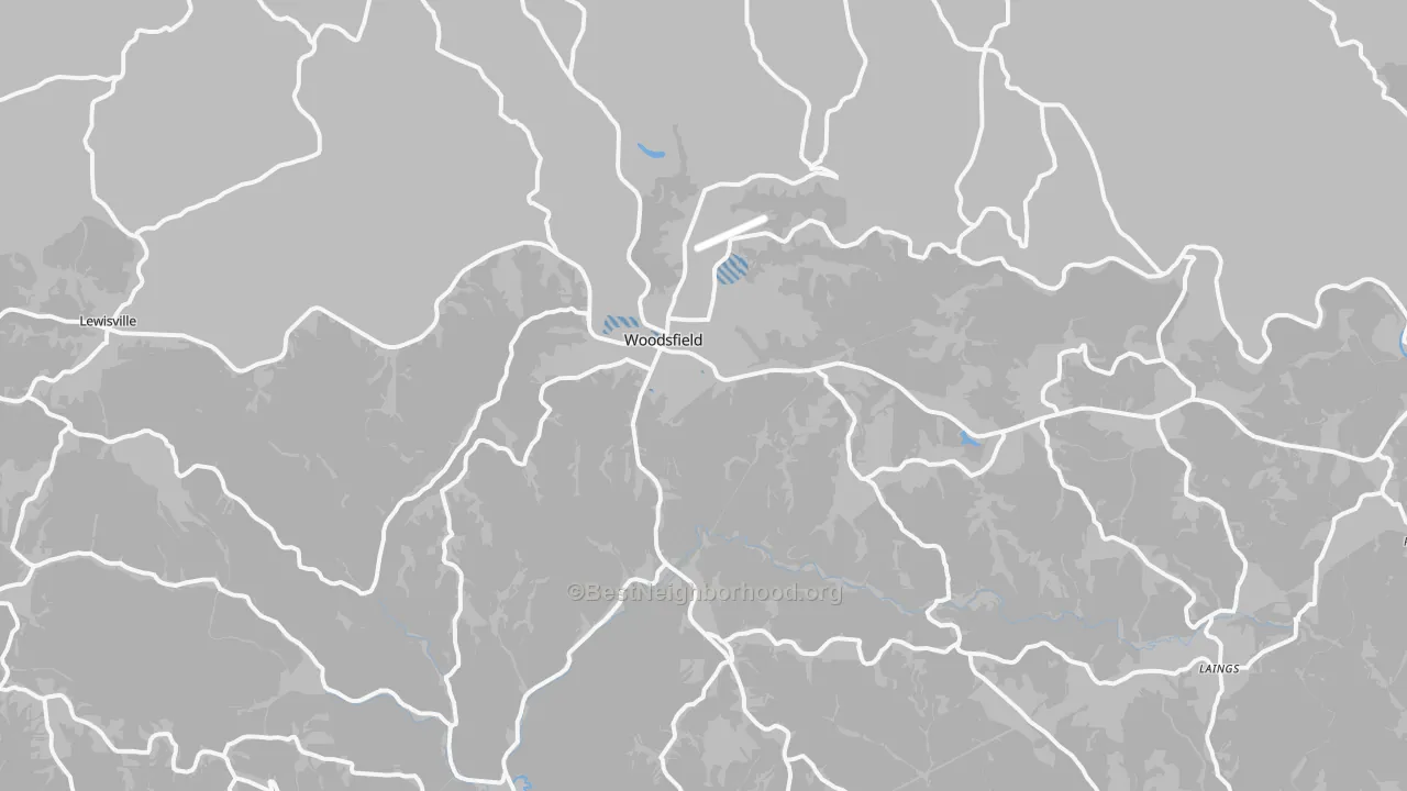 Transit Grade map of Woodsfield, OH