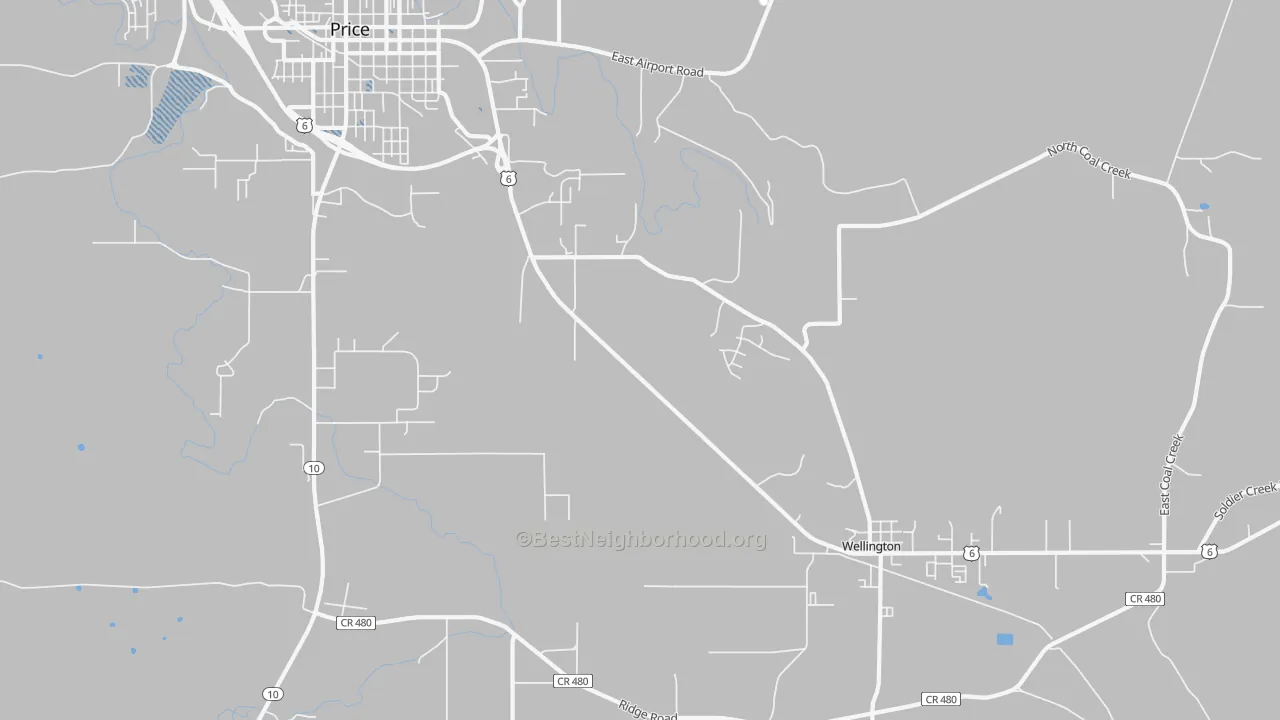Transit Grade map of Woodside, UT