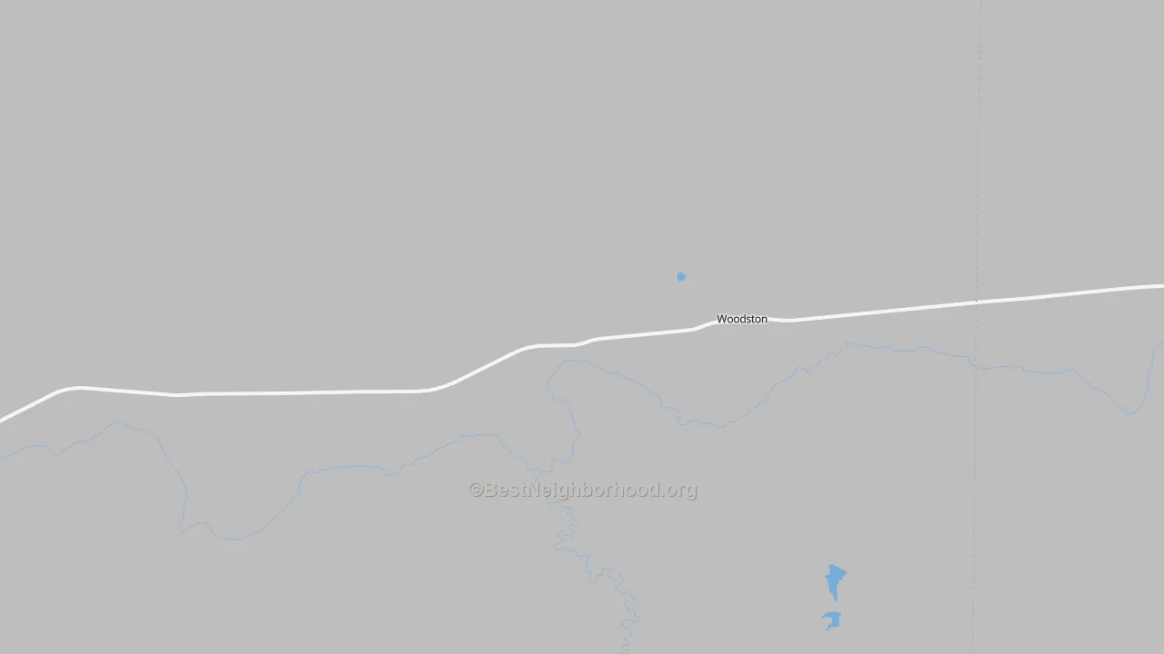 Transit Grade map of Woodston, KS