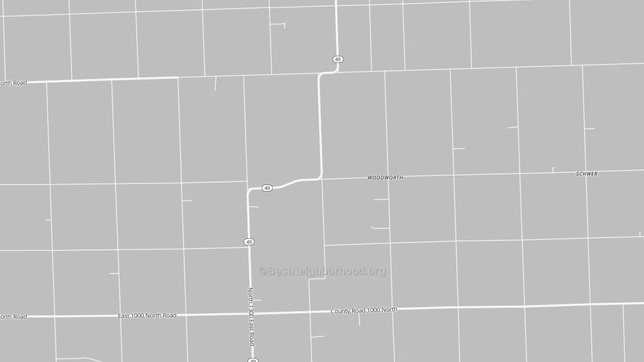 Transit Grade map of Woodworth, IL