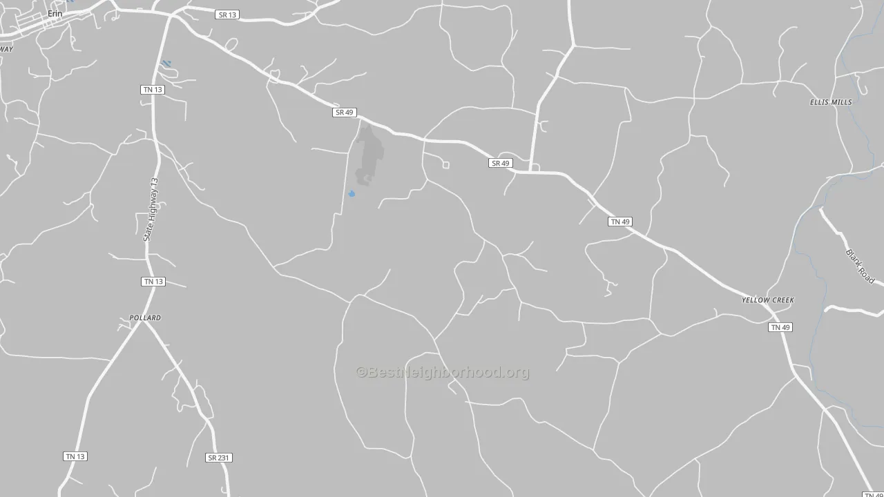 Transit Grade map of Woolworth, TN