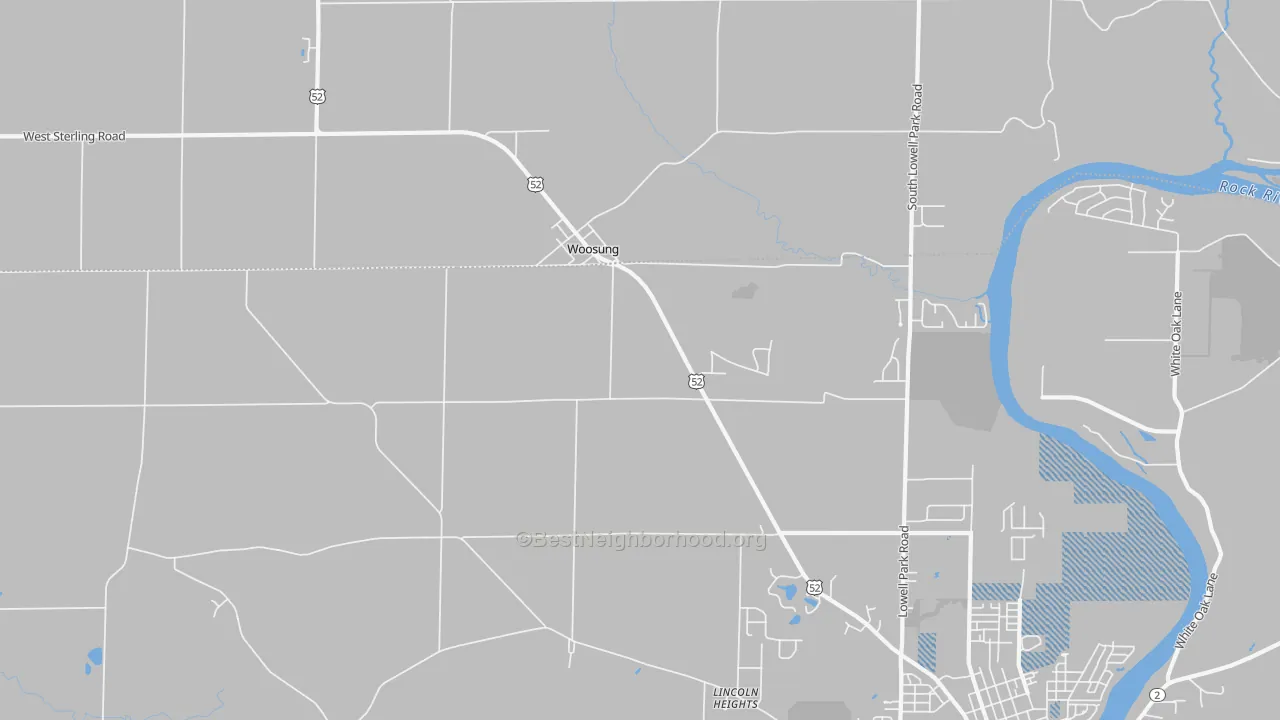 Transit Grade map of Woosung, IL