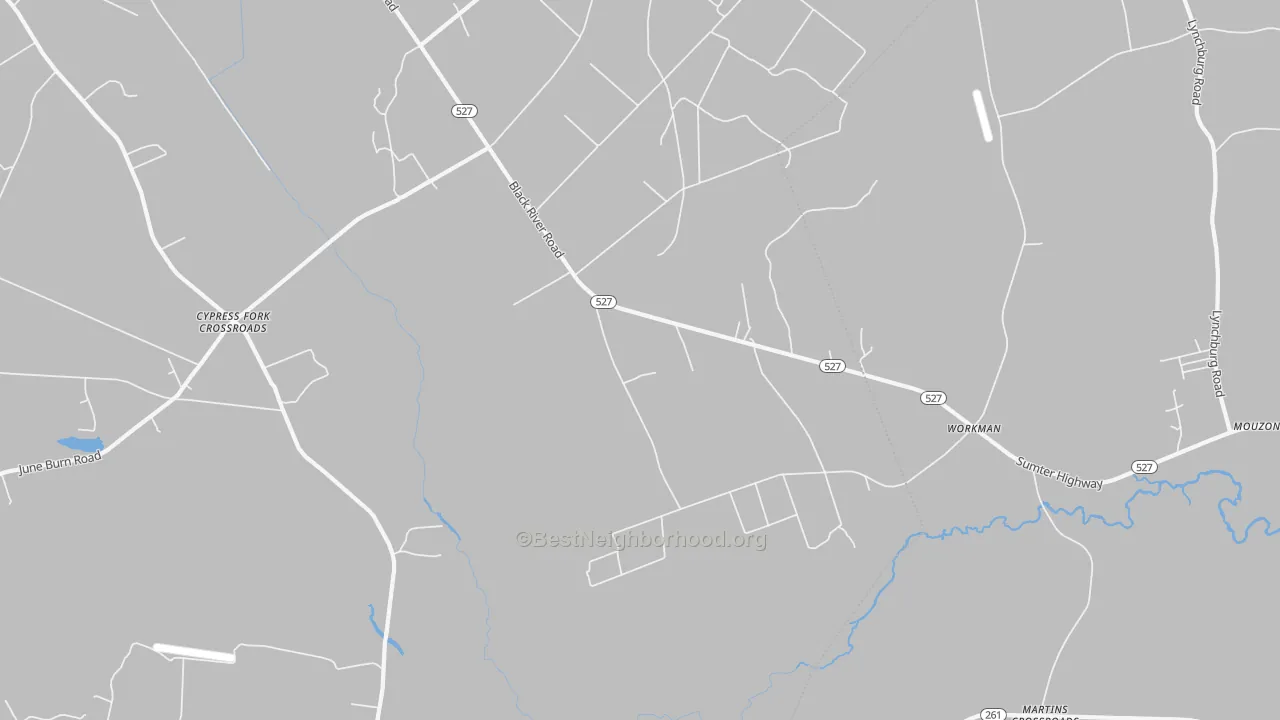 Transit Grade map of Workman, SC