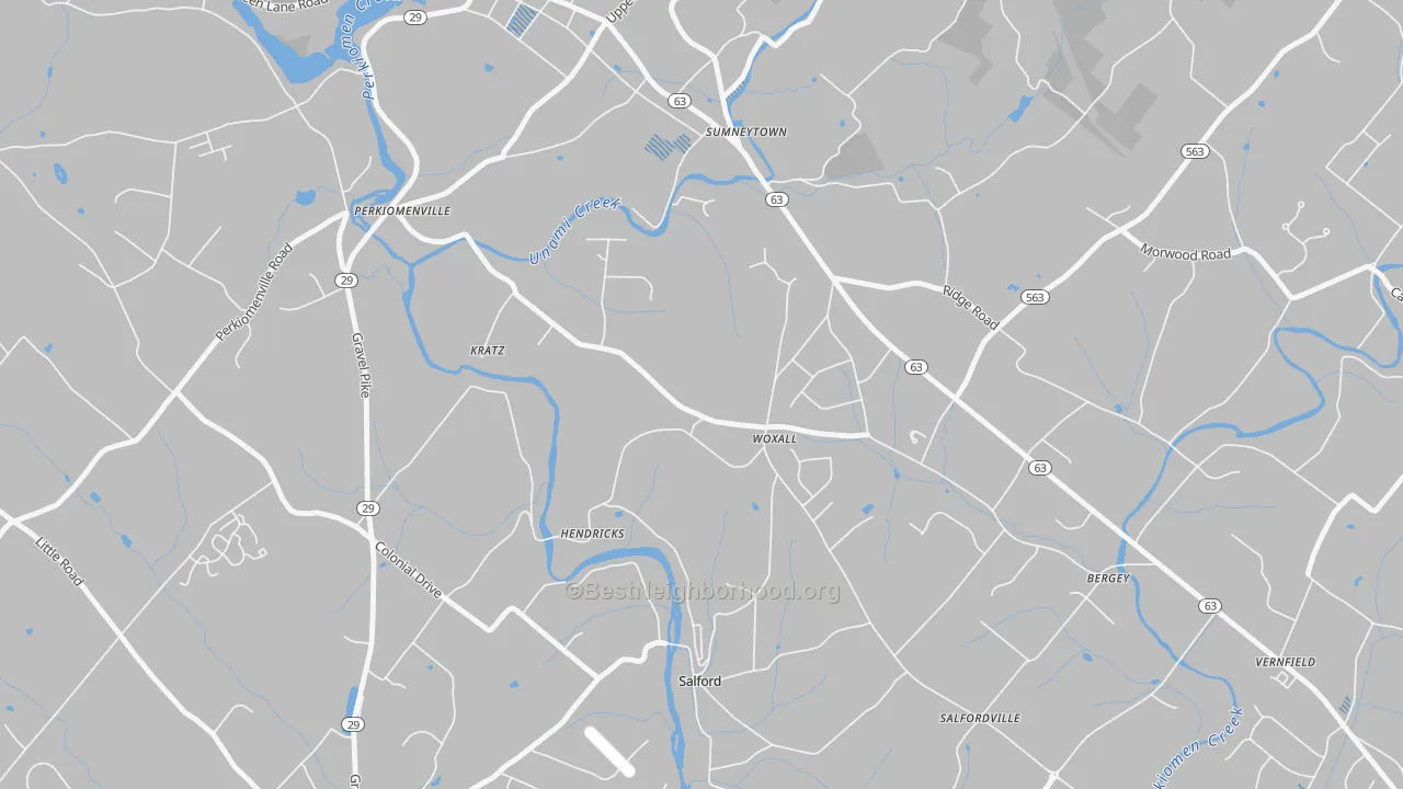 Transit Grade map of Woxhall, PA