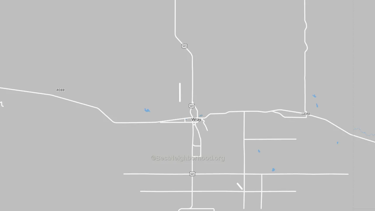 Transit Grade map of Wray, CO