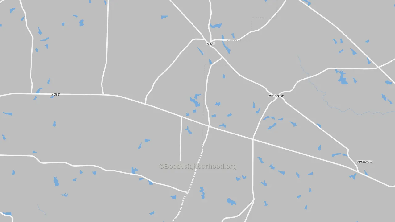 Transit Grade map of Wray, GA