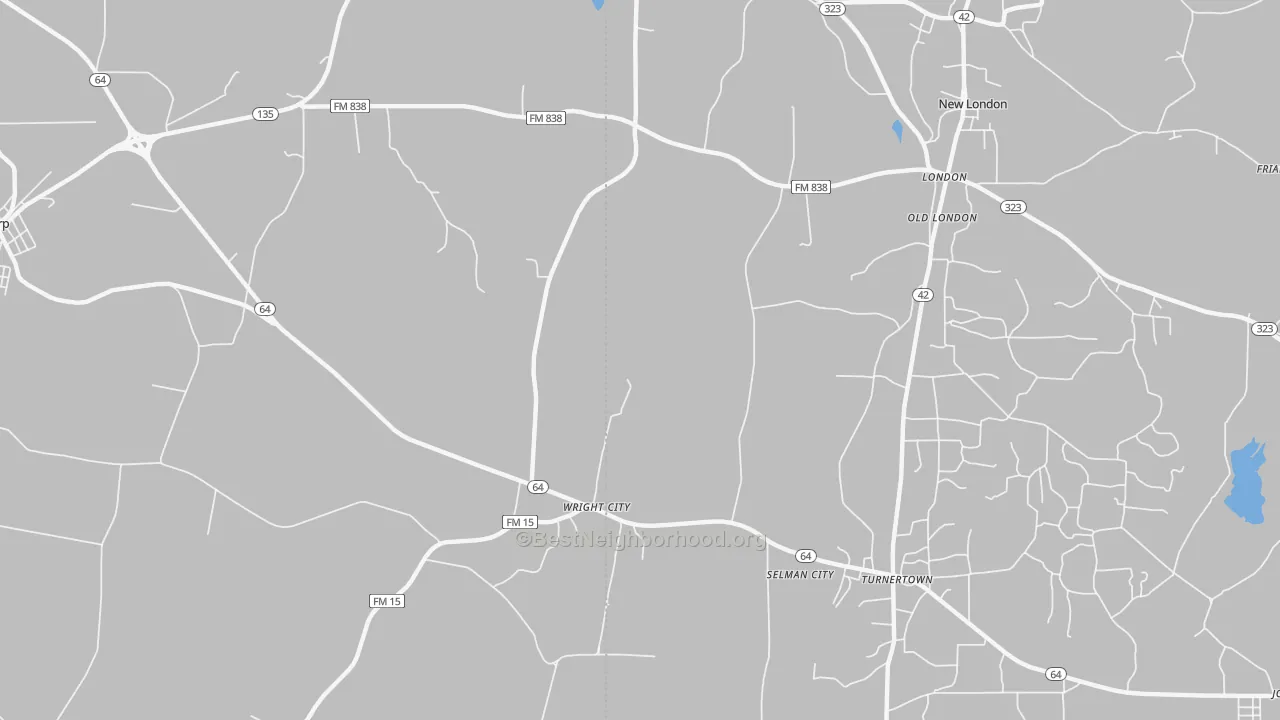 Transit Grade map of Wright City, TX