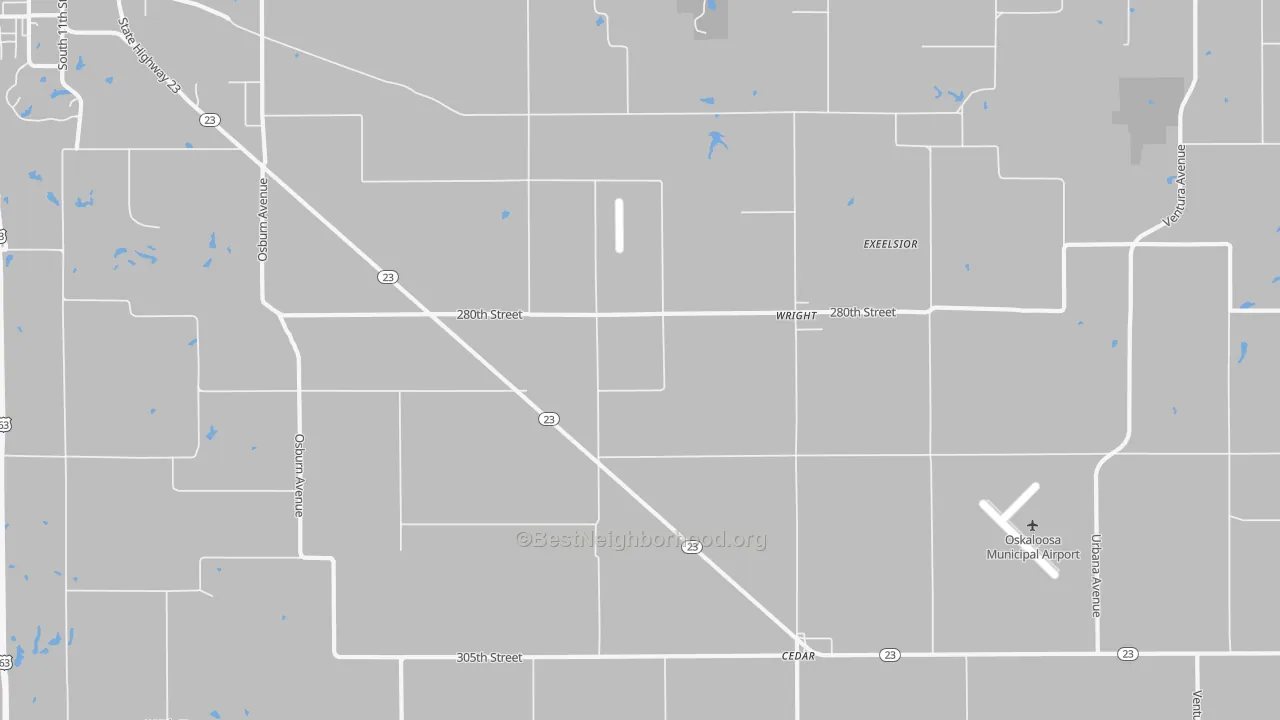 Transit Grade map of Wright, IA