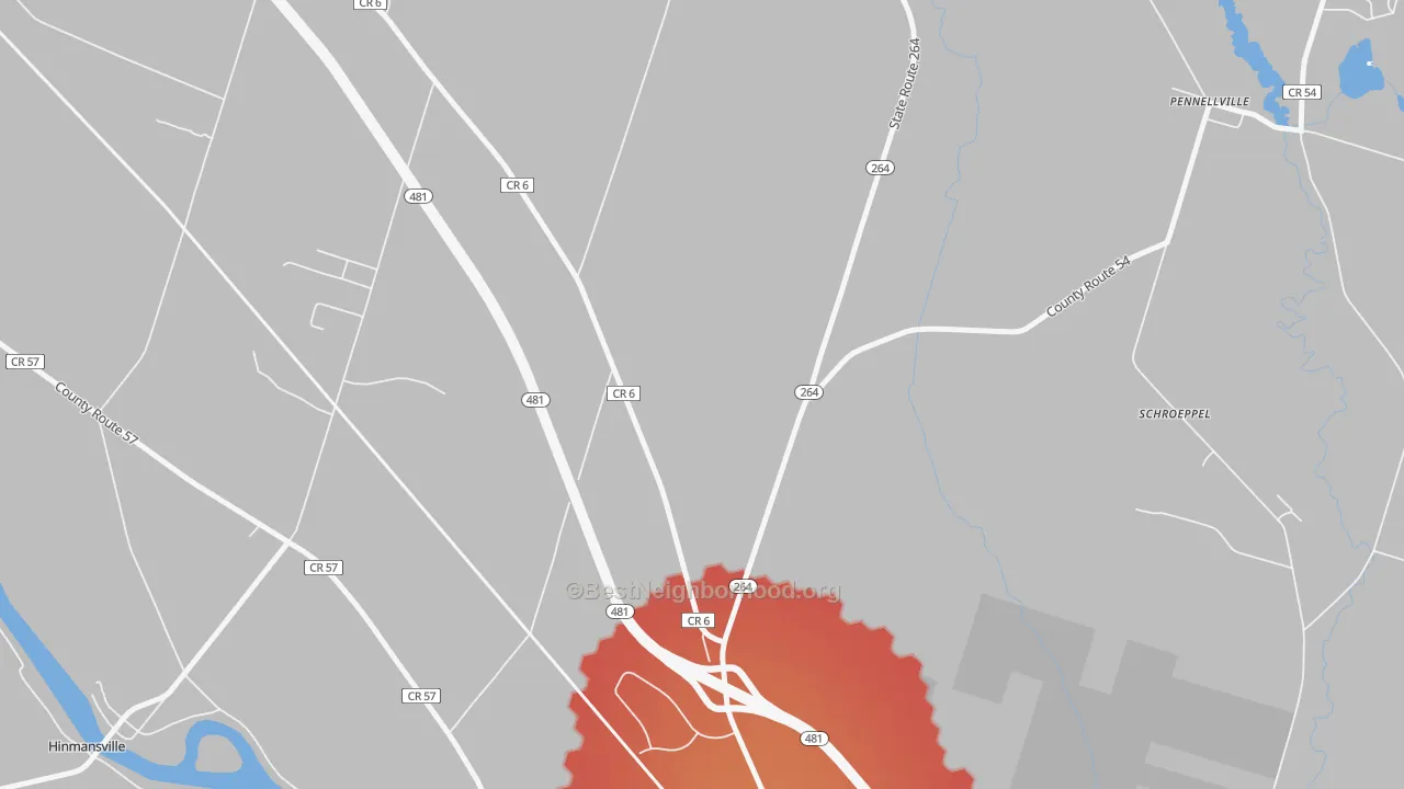 Transit Grade map of Wrights Corners, NY