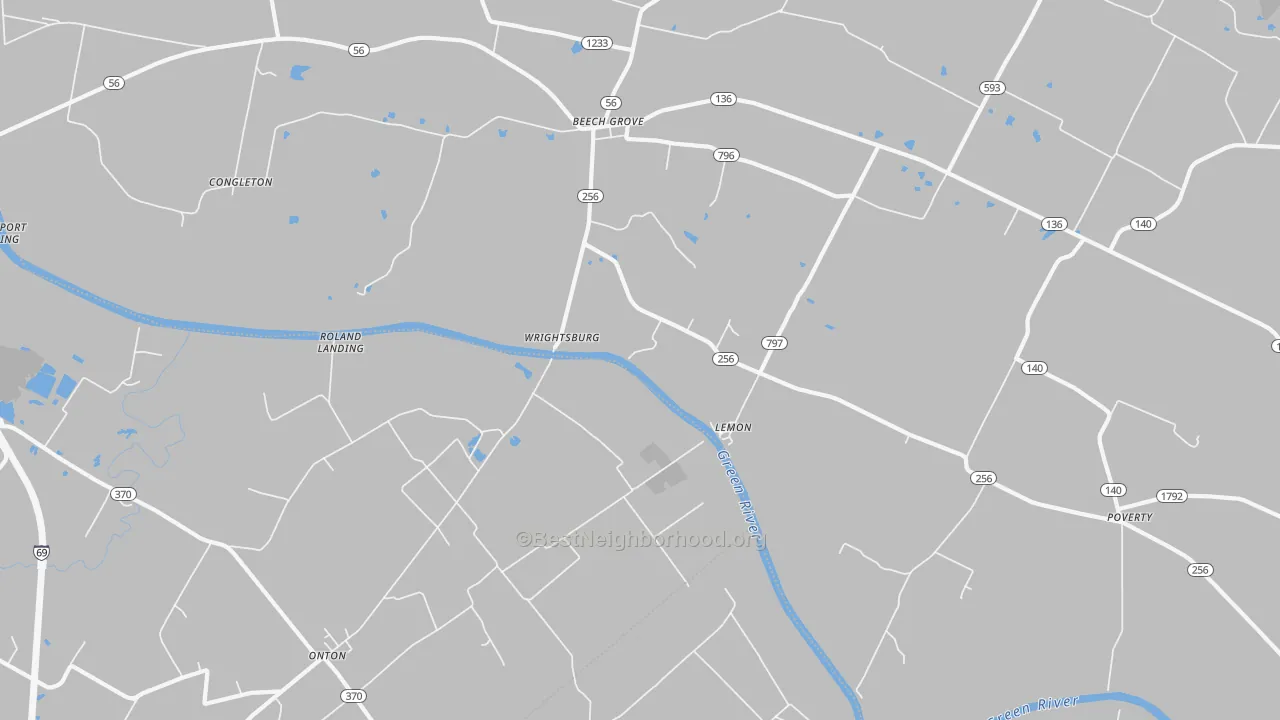 Transit Grade map of Wrightsburg, KY