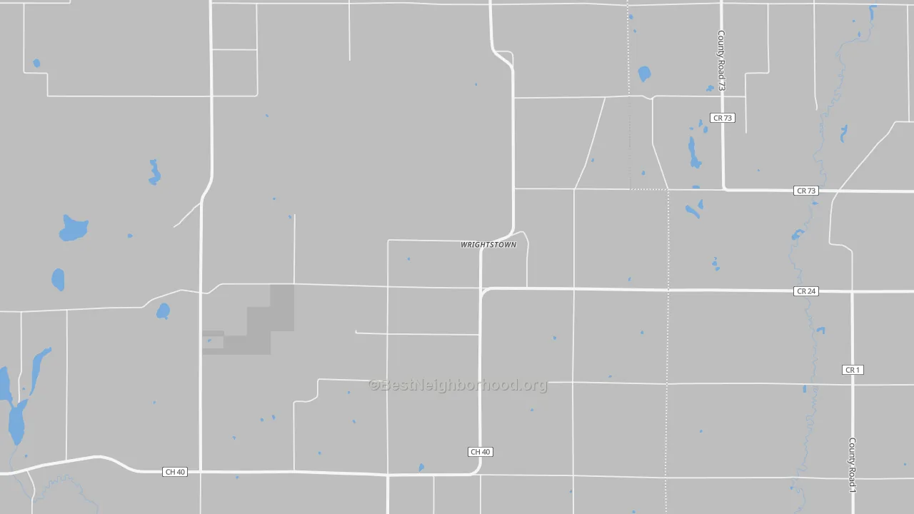 Transit Grade map of Wrightstown, MN