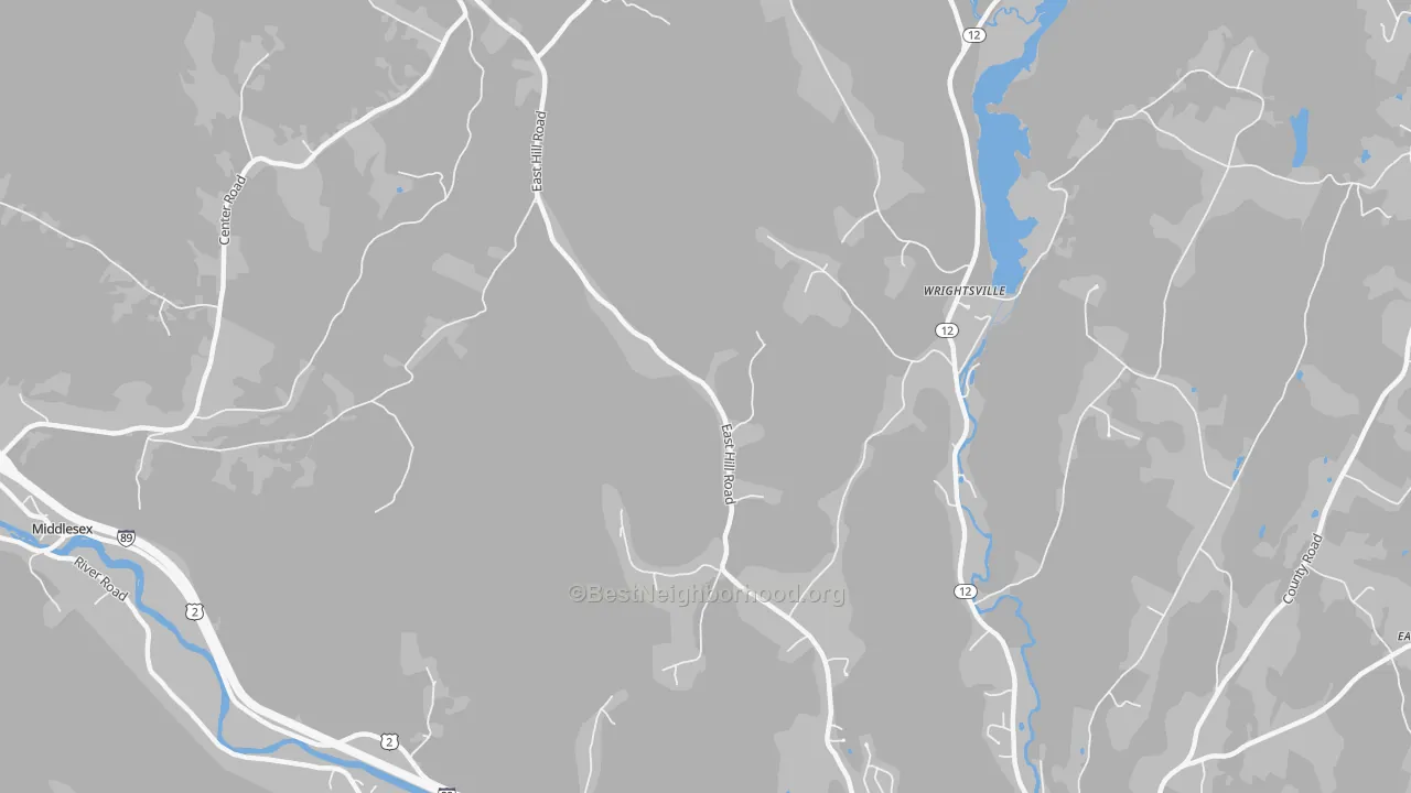 Transit Grade map of Wrightsville, VT