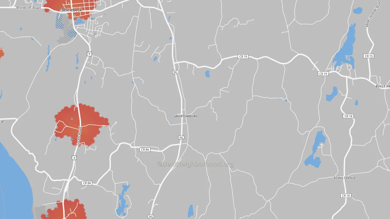 Transit Grade map of Wurtemburg, NY