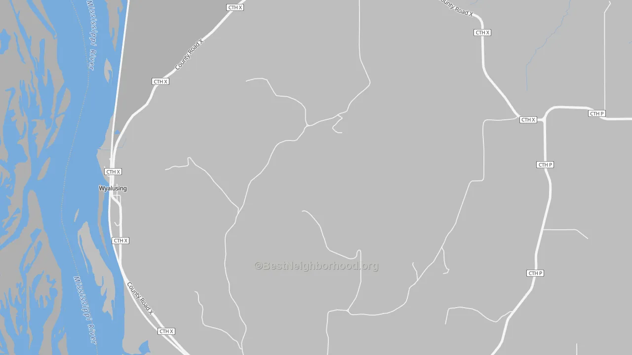 Transit Grade map of Wyalusing, WI