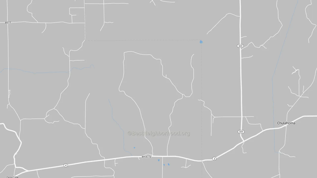 Transit Grade map of Wyatte, MS