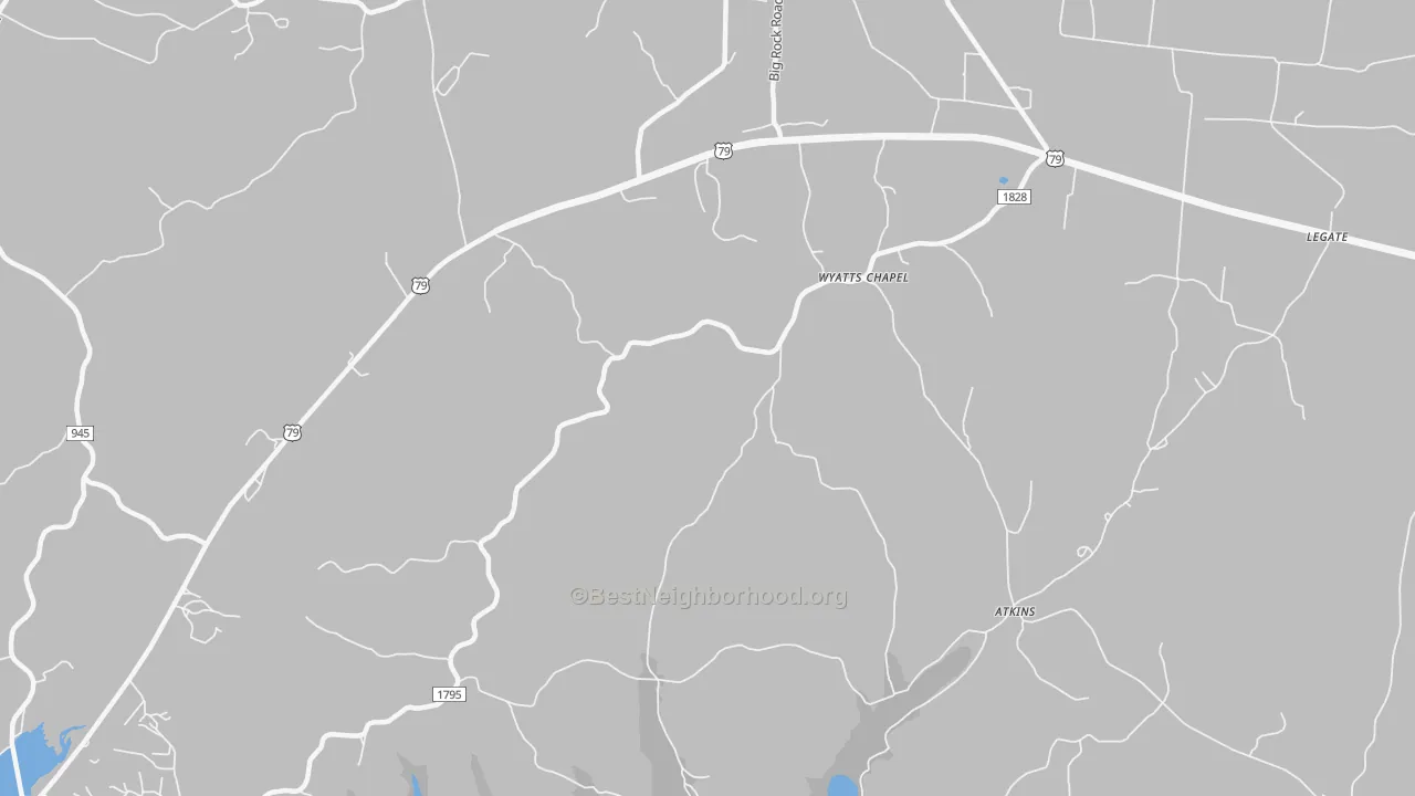 Transit Grade map of Wyatts Chapel, TN